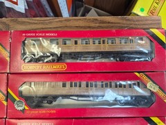 HORNBY 435(4pc),436(3pc)448 LNER TEAK PASSENGER CARS OO SCALE 1:76 PRE OWN BOXES