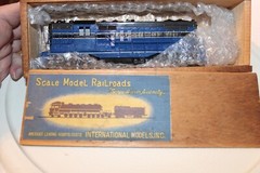 HO Scale International Models, Brass GP-9 DUMMY Diesel, B&O, Blue #500