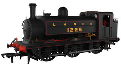 Rapido Trains 958003 OO Gauge LNER J52/2 No.1228 L&NER Black with Red Lining