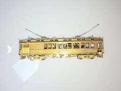 E.Suydam & Co. HO Brass Wood Interurban Coach Combine Powered. Made in JAPAN
