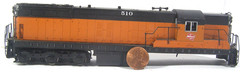 Life-Like HO Scale Model RR Locomotive #510 The Milwaukee Road For Parts/R TZ4