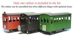 HOn30/HOe Aru-Model Gasoline Rail Bus Brass Kit Narrow Gauge Railcar H0e 009