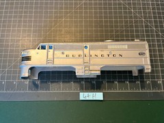 KMT Kusan Auburn Train 2716 ALCO DIESEL LOCOMOTIVE BURLINGTON SHELL PART LOT H