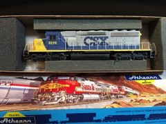 HO ATHEARN 6406 SD40-2 CSX YN2 #8249 DCC HEX DRIVE AND LED DIRECTIONAL LIGHTS