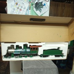 Bachmann Big Haulers Green #9 Locomotive And Tender In Box Tested!