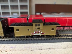 JT: Atlas 50th Anniversary Set of (3) Alco RS3/60′ Boxcar/Ext Vision Caboose