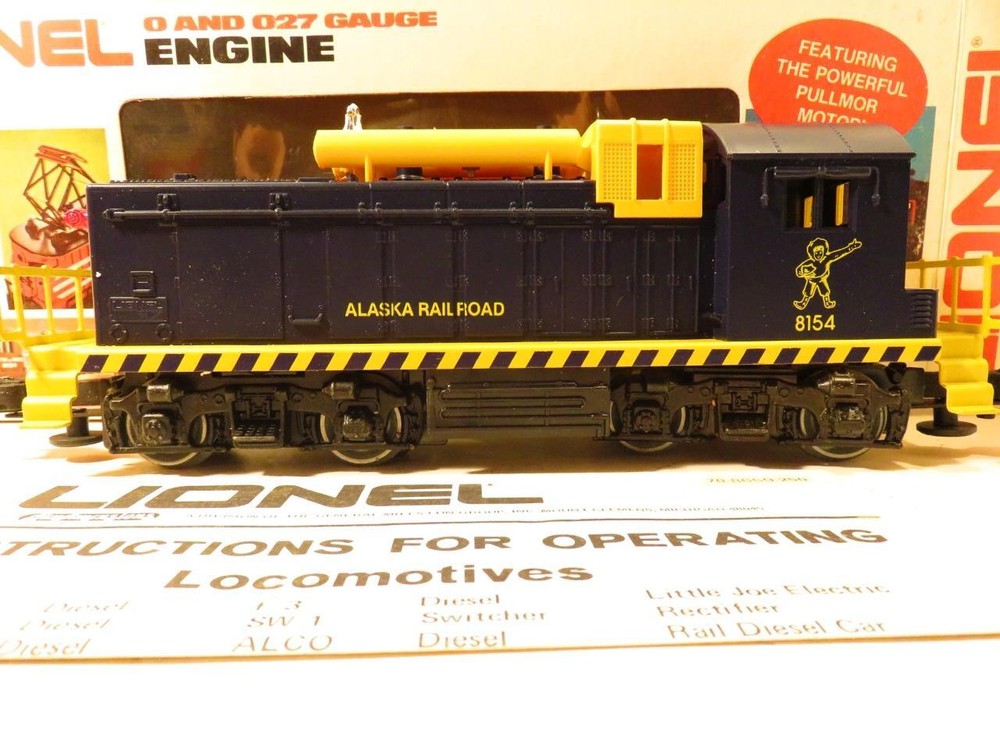 LIONEL TRAINS MPC 8154 ALASKA SW-1 DIESEL SWITCHER – NEW 0/027- B24