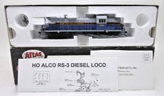 ATLAS HO SCALE 8455 CENTRAL OF GEORGIA ALCO RS-3 DIESEL ENGINE #109