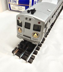 K-line Baltimore & Ohio RDC powered unit and two dummies 027 wth boxes-Runs nice