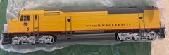 HO Overland Models Brass OMI-5676.1 FP45 Milwaukee Road Yellow Gray #5 1969 Era