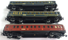 Märklin HO 1952 346/2j 346/3j 346/3 Coaches Freight Cars Augsburg Marklin MINT