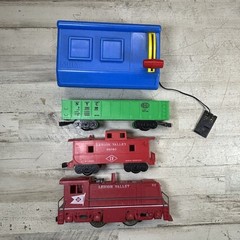 Marx Lehigh Valley Battery Operated Train Set NYC Gondola Caboose Transformer 80