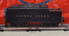 Lionel 2426W diecast whistle tender, 12 wheels, 726 773, serviced & working!!!