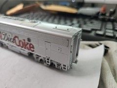 Athearn F7B HO HEX DRIVE Diet Coke Super Powered Engine C7