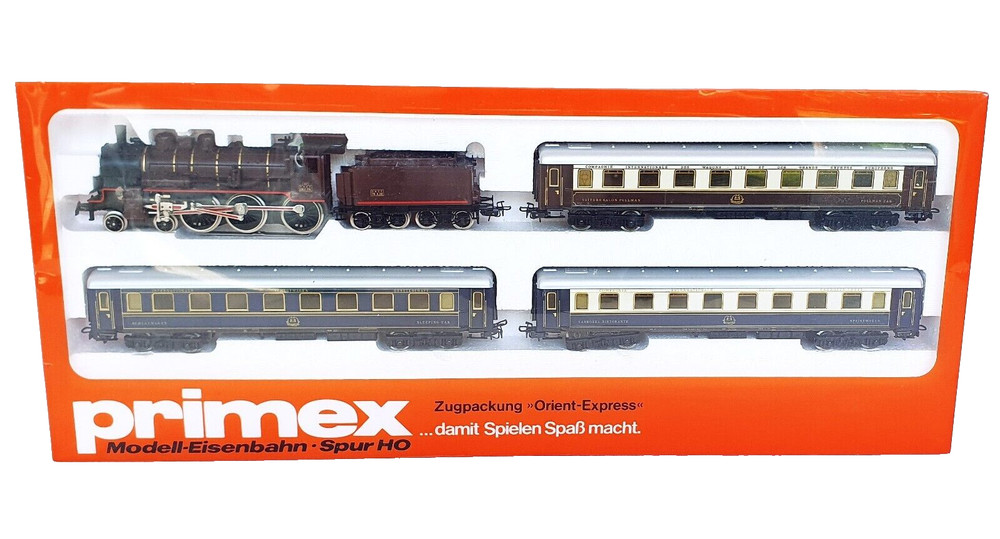 Marklin PRIMEX AC HO French SNCF 230 F ORIENT EXPRESS STEAM LOCOMOTIVE Set MIB!