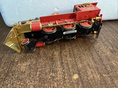 Bachmann Hawthorne Village Fire Fighter Steam Locomotive & Tender On30 Scale As