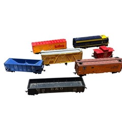 HO Mantua Tyco Santa Fe 4015 Diesel Locomotive Engine & Others Lot Vintage