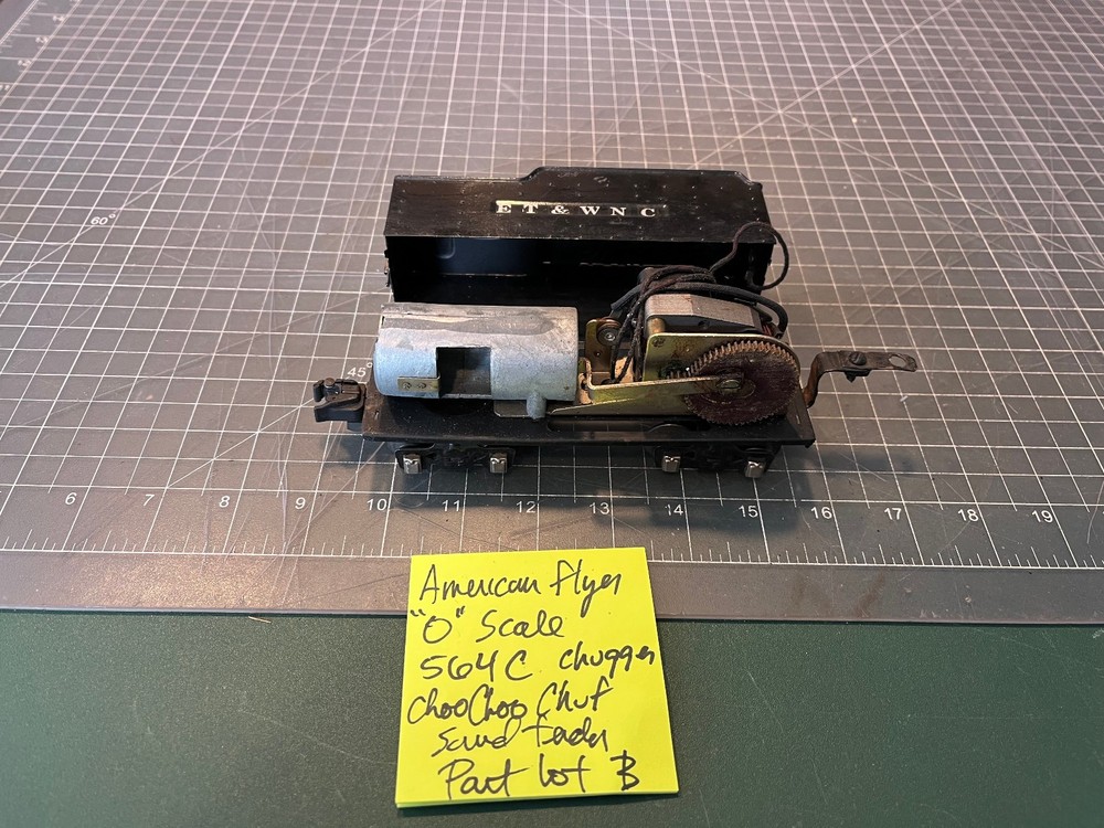 American Flyer O Scale Train RARE 564C CHUGGER TENDER ChooChoo Chuff Sound LOT B