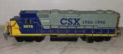 Vintage HO Scale Life-Like CSX 2678 Diesel Locomotive
