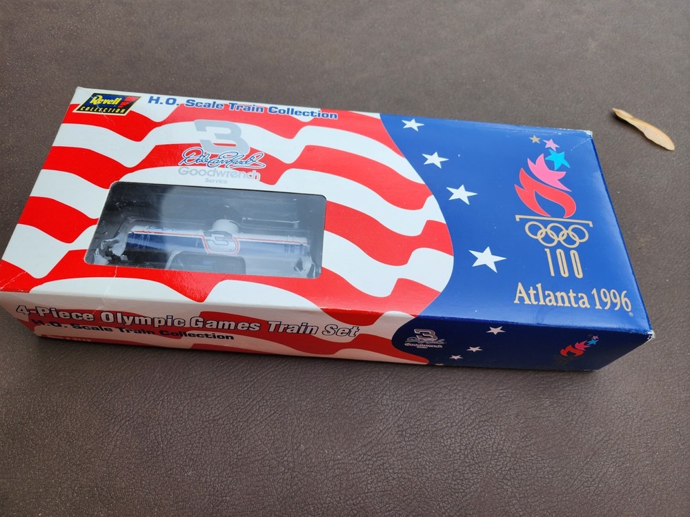 Revell HO Train Dale Earnhardt sr. Atlanta 1996 Olympic games train set