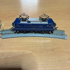HO gauge locomotive ED662, 16 rails, Katsumi controller set