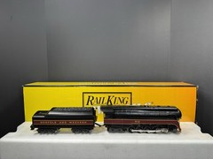MTH RailKing 30-4184-1E Norfolk & Western J-class steam engine #612 PS2 BCR LNIB