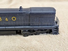 ALCO Models HO Brass D-137 G.E. U-33C Diesel Locomotive B & O 7850