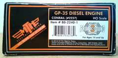 HO SCALE MTH EMD GP35 CONRAIL #2257 DCC & SOUND 80-2240-1