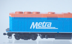 NOS KATO CHICAGO METRA 163 Elmhurst EMD F40PH Locomotive HO Scale – 37-6573