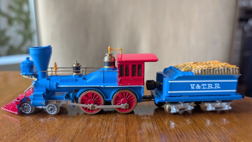 Tyco HO Scale V&TRR Virginia Truckee General 4-4-0 Steam Locomotive 210-08