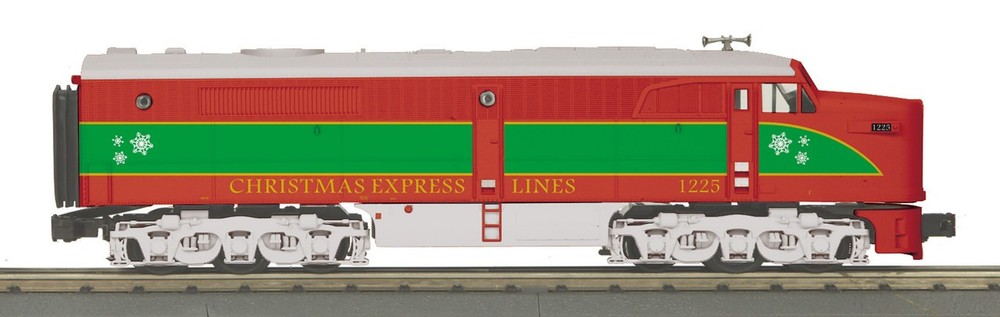 MTH O Gauge RailKing Alco PA A Christmas #1225 PS3 Diesel Locomotive New