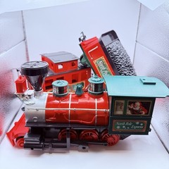 Eztec G Gauge SANTA EXPRESS ENGINE & TENDER Scientific Toy Xmas Train Untested