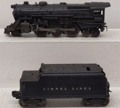 Lionel 2035 Vintage O 2-6-4 Diecast Postwar Steam Locomotive with 6466W Tender