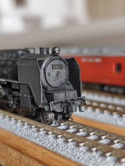 Kato 2017-5 c62 Sanyo type (Kure Line) Body trolley matte weathering, operation