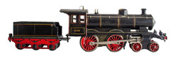 Extremely Rare Marklin 4-4-0 E.1021 Clockwork 1-gauge Passenger Train Set