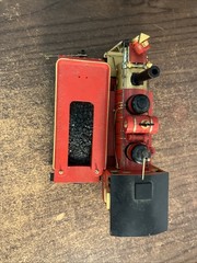 Bachmann Hawthorne Village Fire Fighter Steam Locomotive & Tender On30 Scale As