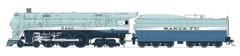 BROADWAY LTD HO BRASS HYBRID ATSF BLUE GOOSE #3460 DC/DCC/SOUND/SMOKE PN 7354