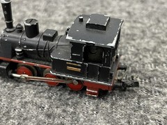 MINI TRIX N SCALE 0-6-0 HIGH STACK STEAM SWITCHER,L/N NO BOX – DUSTY