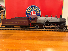 Lionel O Gauge Chicago & Alton LEGACY A6 Atlantic #554 Bluetooth 2531600