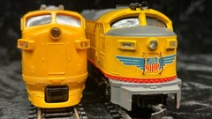 Lot 2 HO Locomotive/Loco 1041, 1206 Train, Union Pacific, BOTH WORK GREAT, lot M