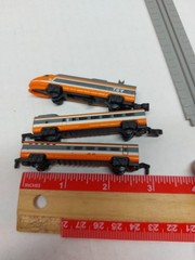 MICRO MACHINES 3 CAR TGV HIGH SPEED BULLET TRAIN PASSENGER ENGINE 1989 Parts I48