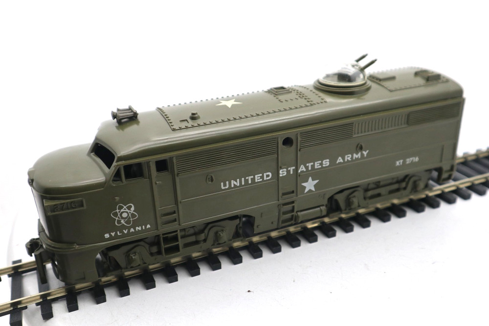 KMT Kusan Auburn 2716, O, 2 Rail, U. S. Army Alco Diesel Locomotive, C-7 EX