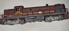 Vtg. HO Scale 212 Lehigh Valley Diesel Train Locomotive