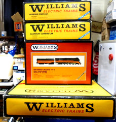 WILLIAMS CROWN EDITION SOUTHERN PACIFIC DAYLIGHT PASSENGER 9 PC SET – NEW IN BOX