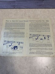 Instructions for Operating Lionel Remote Control No. 022 Switches