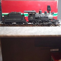 LGB Colorado & Southern Steam Locomotive 2-6-0 Tender G Scale w/ snow plow