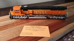 Athearn Genesis BNSF Heritage SD70MAC #9483 w/DCC & Sound and SSS