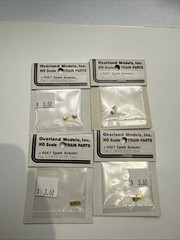 HO scale locomotive PARTS brass Overland Model 9567 Spark Arrestor C&NW F/FP Lot