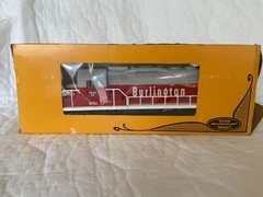 Vintage, Lionel Burlington 8151 engine , red & gray