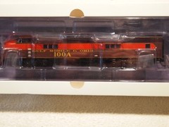 BROADWAY LIMITED 6905 H.O. GULF,MOBILE & OHIO EMD EA LATE SCHEME #100A W/SOUND